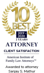 2019 - 2020 10 Best FLA - Awarded to Sanjay S. Mathur, not the firm as a whole.