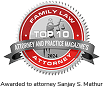 Top 10 Family Law 2024 - Awarded to Sanjay S. Mathur, not the firm as a whole.